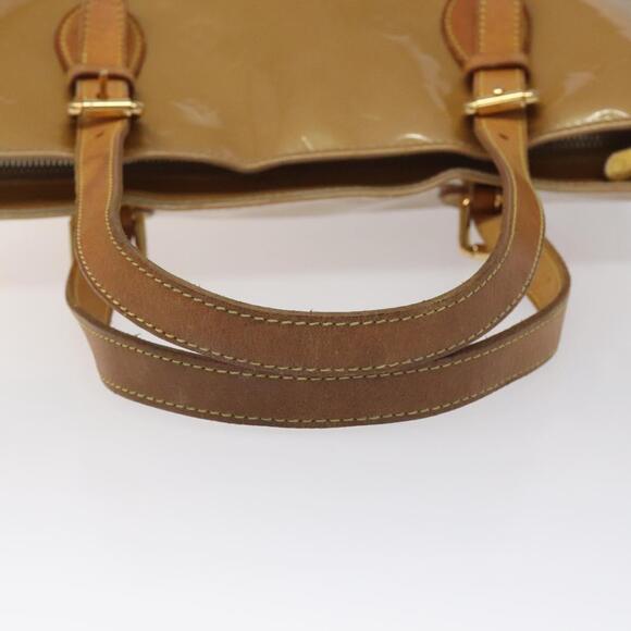 LOUIS VUITTON Monogram Vernis Brentwood Shoulder Bag Noisette M91511 - Picture 7 of 16